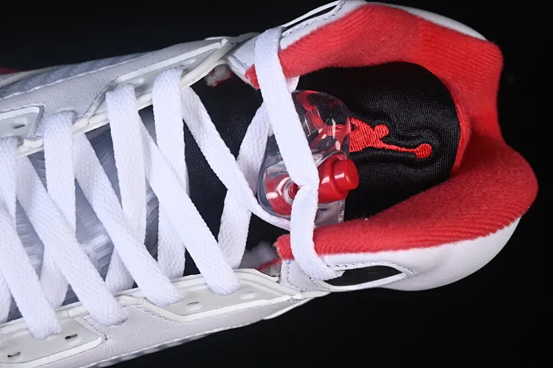 All categories Air Jordan Jordan series basketball shoes Air Jordan 5 GX foreign trade version Air Jordan 5 Retro "Fire Red Black Tongue" AJ5 Joe 5 Rukawa Maple Flame Red first layer basketball shoes HQ7978-101